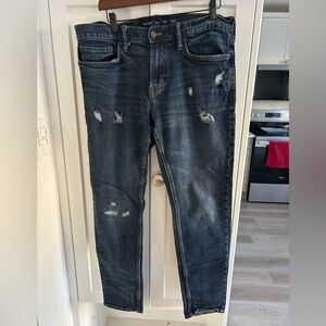 Old Navy 34x32 Relaxed Slim Taper Ripped Men's Jeans